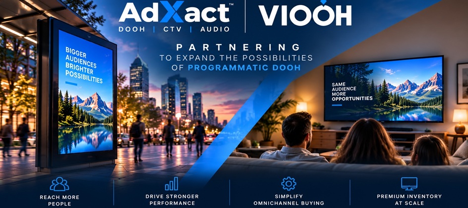 AdXact and VIOOH expand programmatic DOOH buying